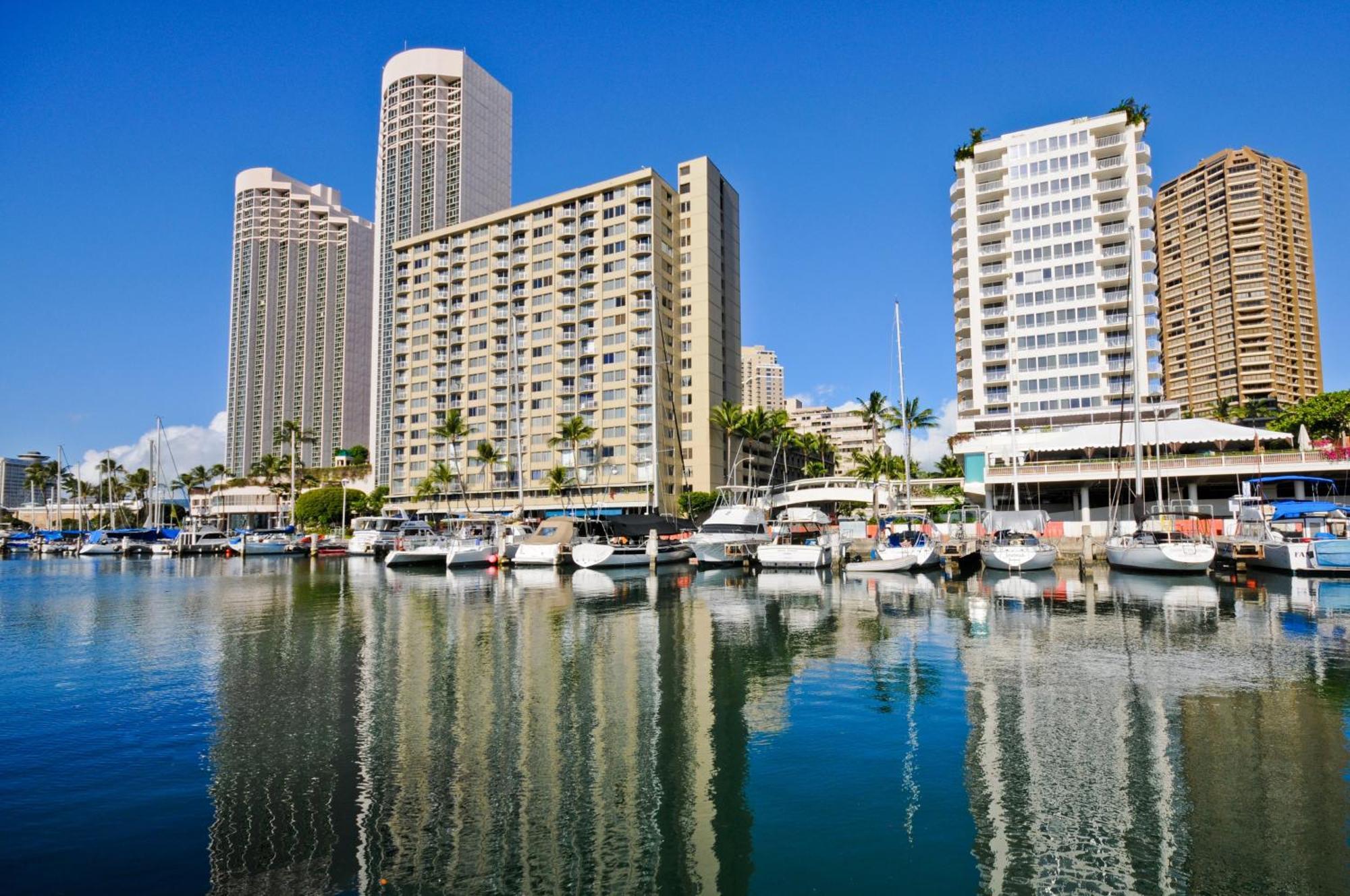 הונולולו Ilikai Marina 1091 City View Studio מראה חיצוני תמונה